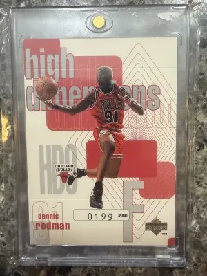 1997 Upper Deck Dennis Rodman High Demensions /2000 front