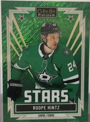 Roope Hintz O-Pee-Chee Retro Green Laser /75 front