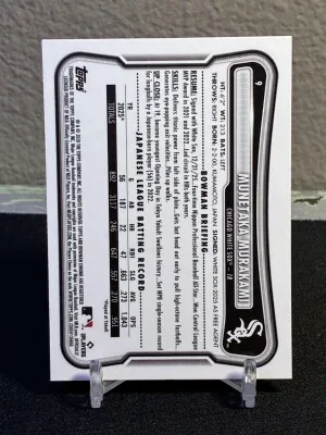 2026 Bowman Chrome Red Redemption Munetaka Murakami back