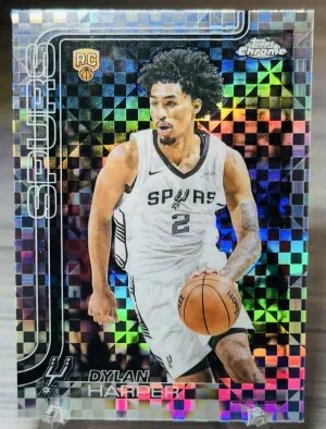 2025-26 Topps Chrome - Dylan Harper #252 X-Fractor (RC) front