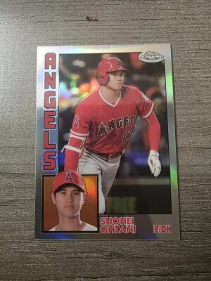 2019 Topps Chrome Shohei Ohtani Refractor front