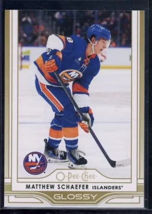 2025 UPPER DECK #OG-28 MATTHEW SCHAEFER O-PEE-CHEE GLOSSY ROOKIE RC GOLD front
