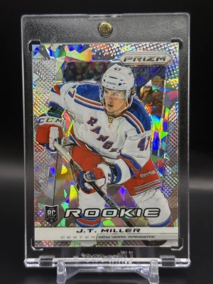 2013-14 Panini Prizm J.T. Miller Cracked Ice Prizm Rookie /30 RC #266