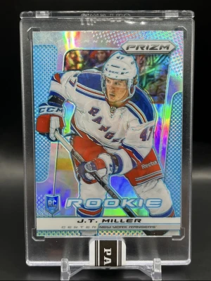 2013-14 Panini Prizm J.T. Miller Blue Ice True Base Rookie 1/1 RC #266 Sealed