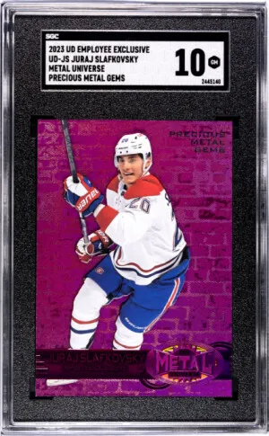 SGC 10 2023 Upper Deck Employee Exclusive Juraj Slafkovsky SGC 10 front