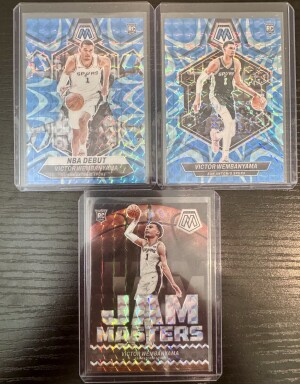 Victor Wembanyama Mosaic Rookie Card Lot front
