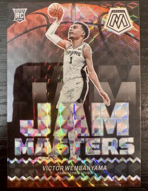 Victor Wembanyama Mosaic Rookie Card Lot back