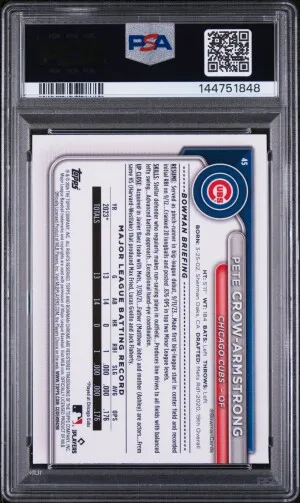 2024 Bowman Chrome Mega Box Pete Crow-Armstrong back