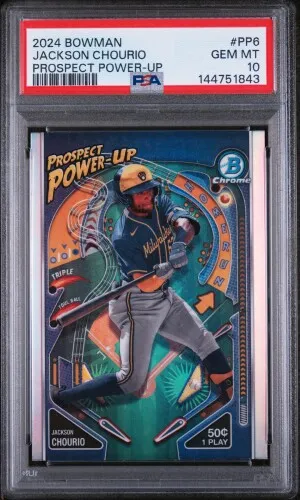 2024 Bowman Prospect Power-Up Jackson Chourio front