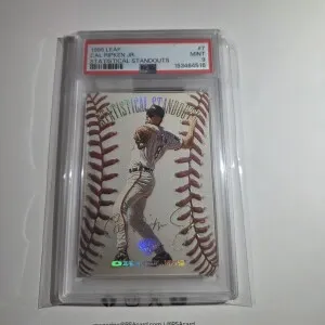 1996 Leaf Cal Ripken Jr Statistical Standouts #7 /5000 PSA 9 front