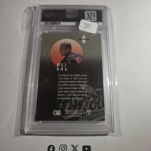 1996 Leaf Cal Ripken Jr Statistical Standouts #7 /5000 PSA 9 back