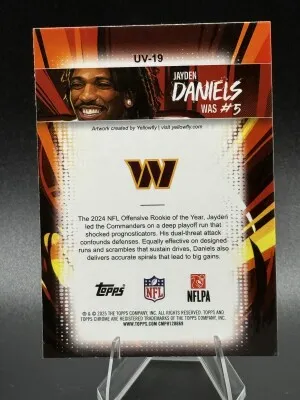 2025 Jayden Daniels Ultra Violet back