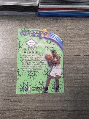 1997 Ultra Allen Iverson Star Power Plus back