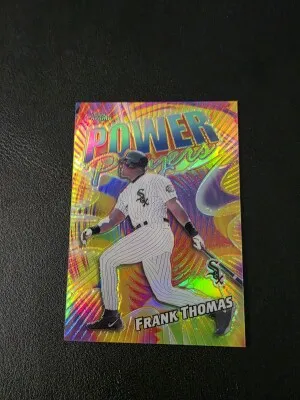 2000 Topps Chrome Frank Thomas All Etch Refractor front