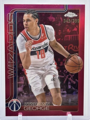Topps Chrome Kyshawn George /399 front