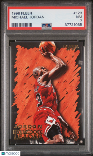 1996 Fleer Michael Jordan #123 PSA 7 front