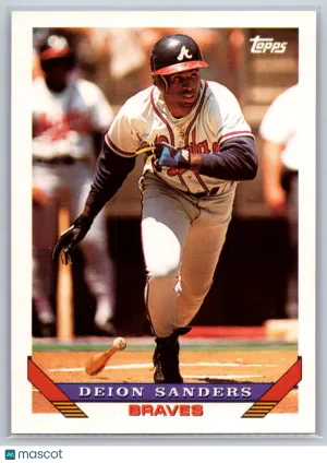 Deion Sanders 1993 Topps 795 Atlanta Braves