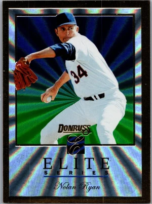 2026 Donruss #7 Nolan Ryan Elite Series Green Laser front