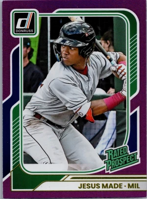 2026 Donruss #107 Jesus Made Holo Purple #/99 front