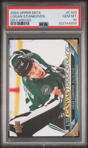 2024 Upper Deck Ud Canvas Logan Stankoven front