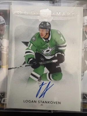 24-25 The Cup Hockey Logo Marks Rookie Auto LM-LS Logan Stankoven front