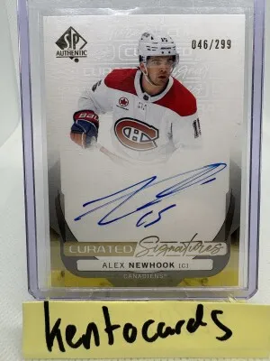 Alex Newhook Curated Signatures /299 front
