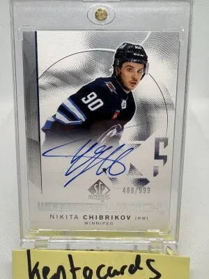 2024 UPPER DECK SP AUTHENTIC #150 NIKITA CHIBRIKOV ROOKIE FUTURE WATCH AUTO /999 front