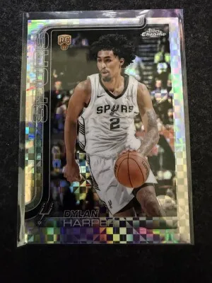 Topps Chrome Dylan Harper xfractor front