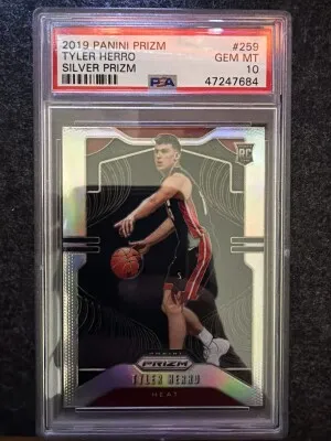 2019 Panini Prizm Tyler Herro Silver Prizm front