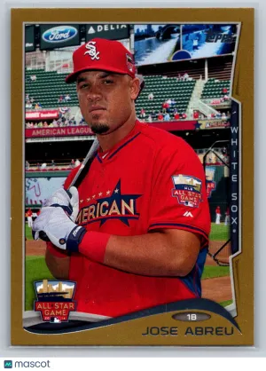 Jose Abreu 2014 Topps Update US-239 Gold #/2014 Chicago White Sox