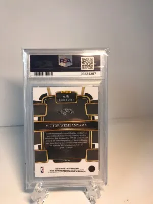2023 Select Victor Wembanyama Rookie PSA 10 back
