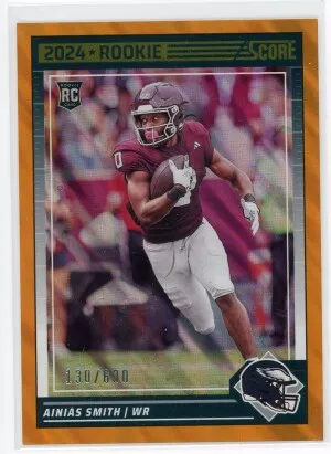 2024 Score #387 Ainias Smith Rookie Lava /630