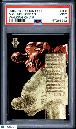 1995 Upper Deck Jordan Collection Michael Jordan #JC8 Walking Air PSA 9 front