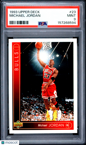 1993 Upper Deck Michael Jordan #23 PSA 9 front