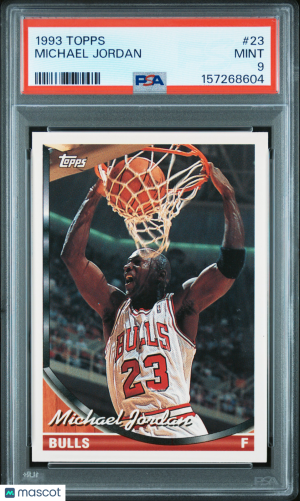 1993 Topps Michael Jordan #23 PSA 9 front