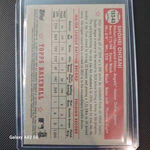 2021 Topps - 1952 Topps Redux Shohei Ohtani #T52-43 back