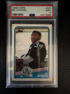 1988 Topps Bo Jackson PSA 9 front