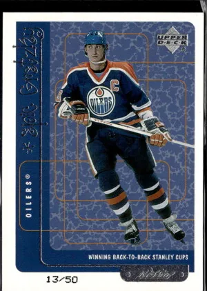 99/00 UD Retro Wayne Gretzky Epic Gretzky Level 2 #Eg3 Wayne Gretzky (13/50)