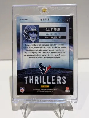 CJ Stroud Rookies & Stars Thrillers White /149 back