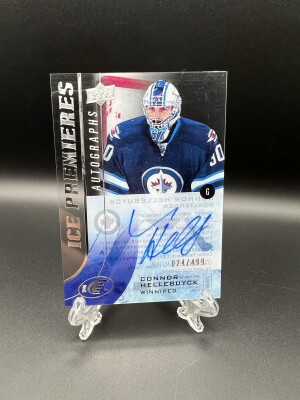 Connor Hellebuyck Rookie Ice Premieres /499 front