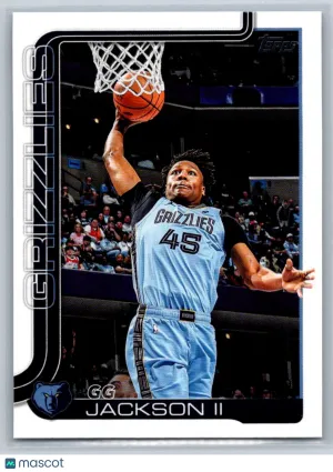 GG Jackson II 2025-26 Topps 249 Memphis Grizzlies