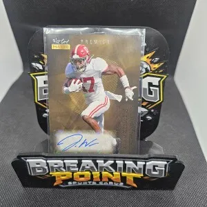 Matte Premier 2021 Jaylen Waddle Alabama Crimson Tide Auto front