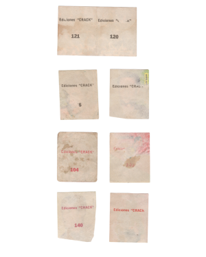 Lot of 7 basketball cards from 1967 Ediciones Crack Album Los Trico Y Los Pena (Uruguay) back