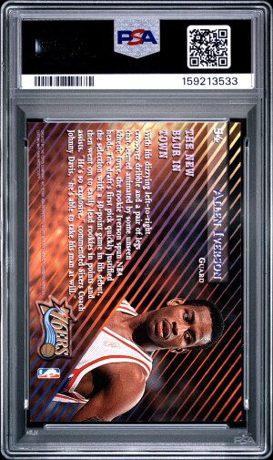1996 Stadium Club Members Only 55 Allen Iverson Members Only 55-W/Coating back