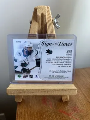 2021-22 SP Authentic #SOTT-BU Sign Of The Times back