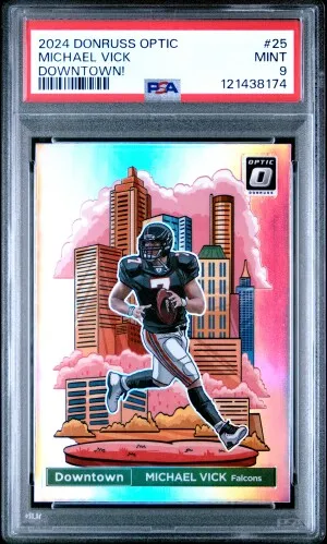 2024 Panini Donruss Optic Downtown! Michael Vick front