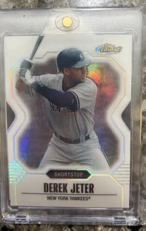 2007 Topps Finest Derek Jeter Refractor front