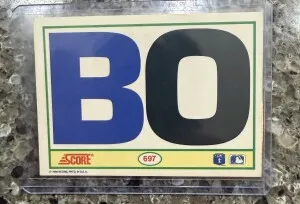 1990 Score Bo Jackson back