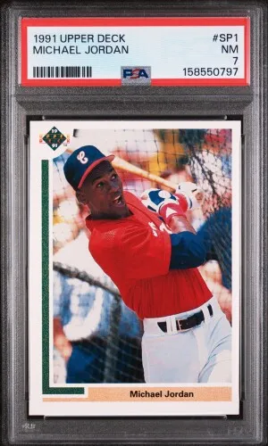 1991 Upper Deck Michael Jordan SP1 PSA 7 front