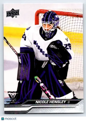2024 Upper Deck PWHL First Edition Nicole Hensley #8 front